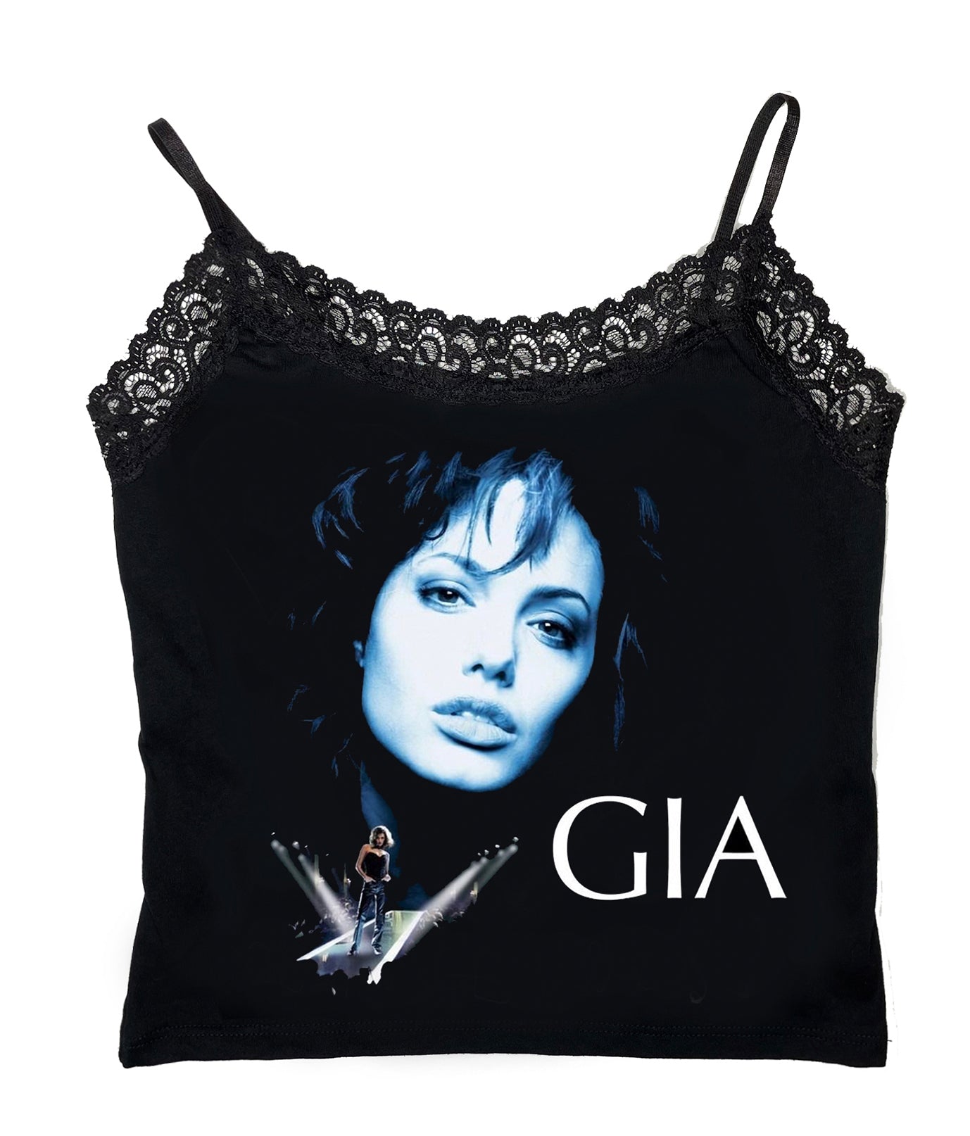 Gia Cropped Lace Tank
