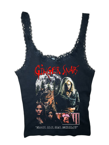 Ginger Snaps Ribbed Lace Tank (Limited edition)