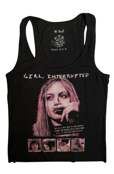 Girl, Interrupted Ribbed Tank Top