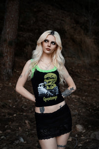 The Haunted Mask Lace Ribbed Tank