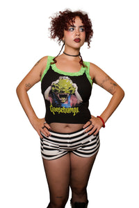 The Mask Lace Ribbed Tank