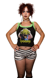The Mask Lace Ribbed Tank