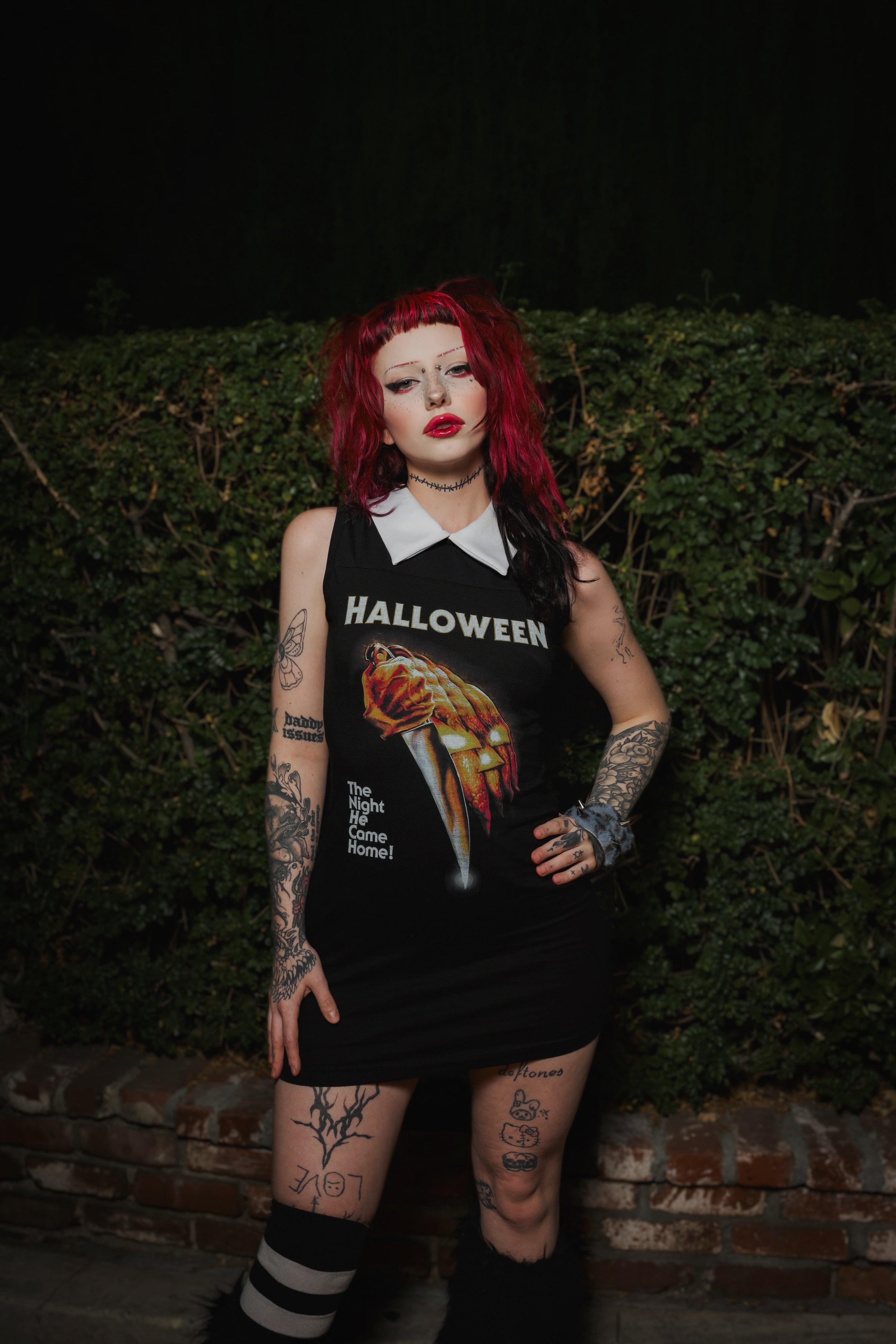 Halloween Collar Dress, L Halloween Collar Dress, L