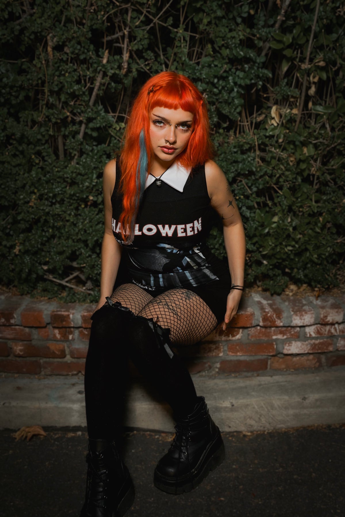 Halloween Collar Dress (Good Scared)