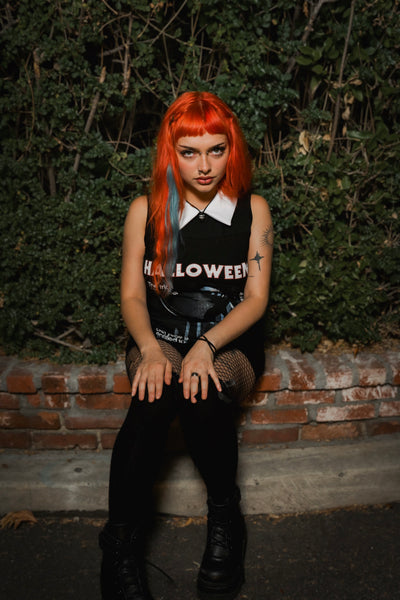 Halloween Collar Dress (Good Scared)