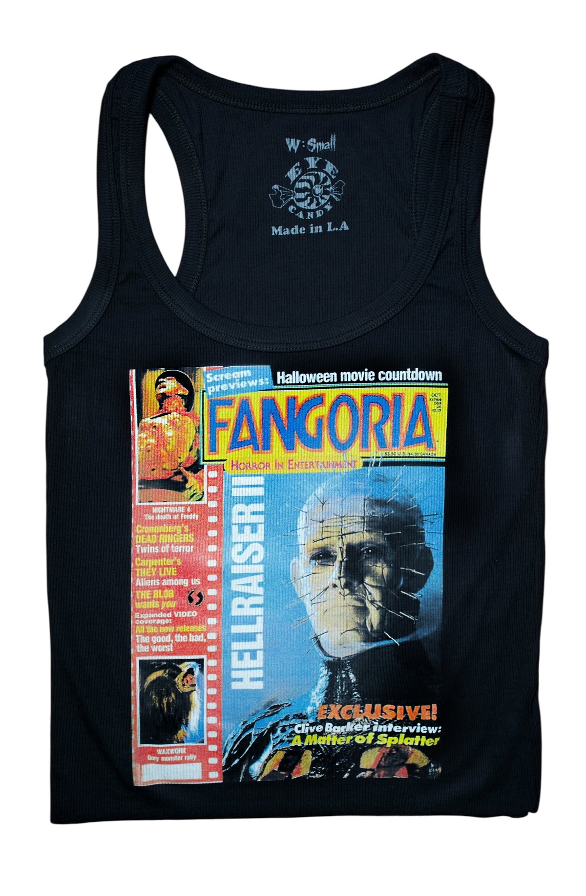Pinhead X Fangoria Ribbed Tank Top