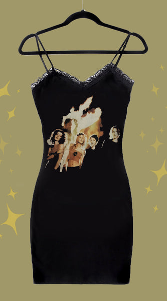 Hole (Celebrity Skin) Lace Strap Dress