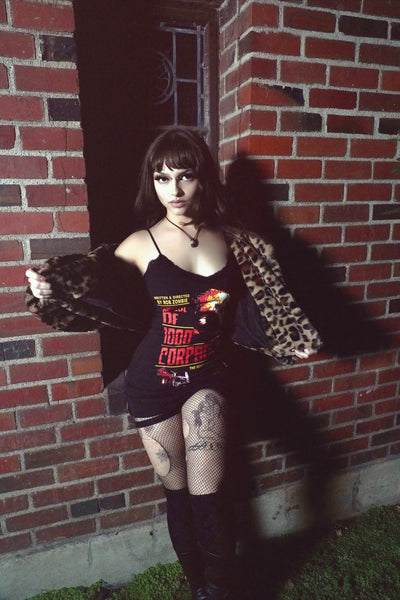 House of 1000 Corpses Lace Strap Dress