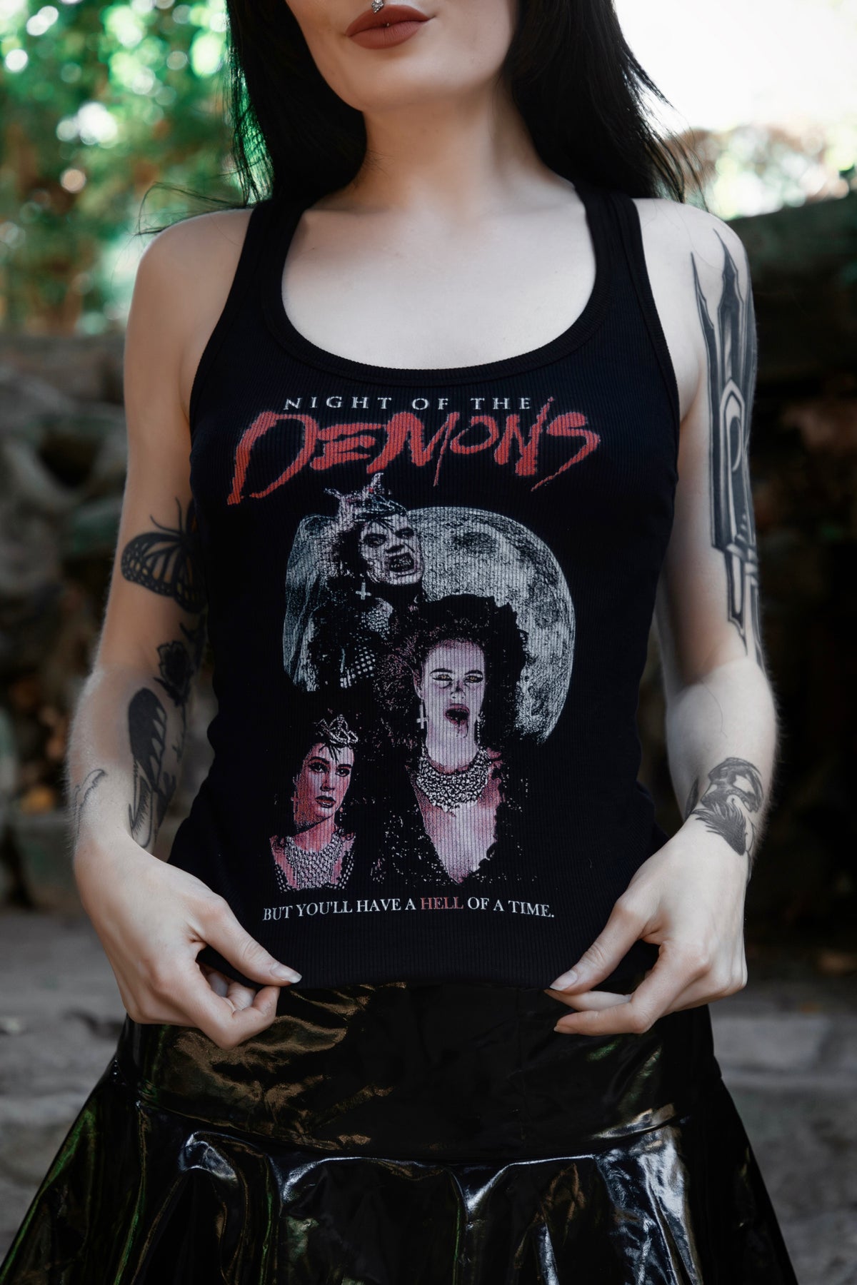 Night of the Demons Ribbed Tank Top