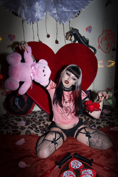 Sad Teddy Ringer Tee