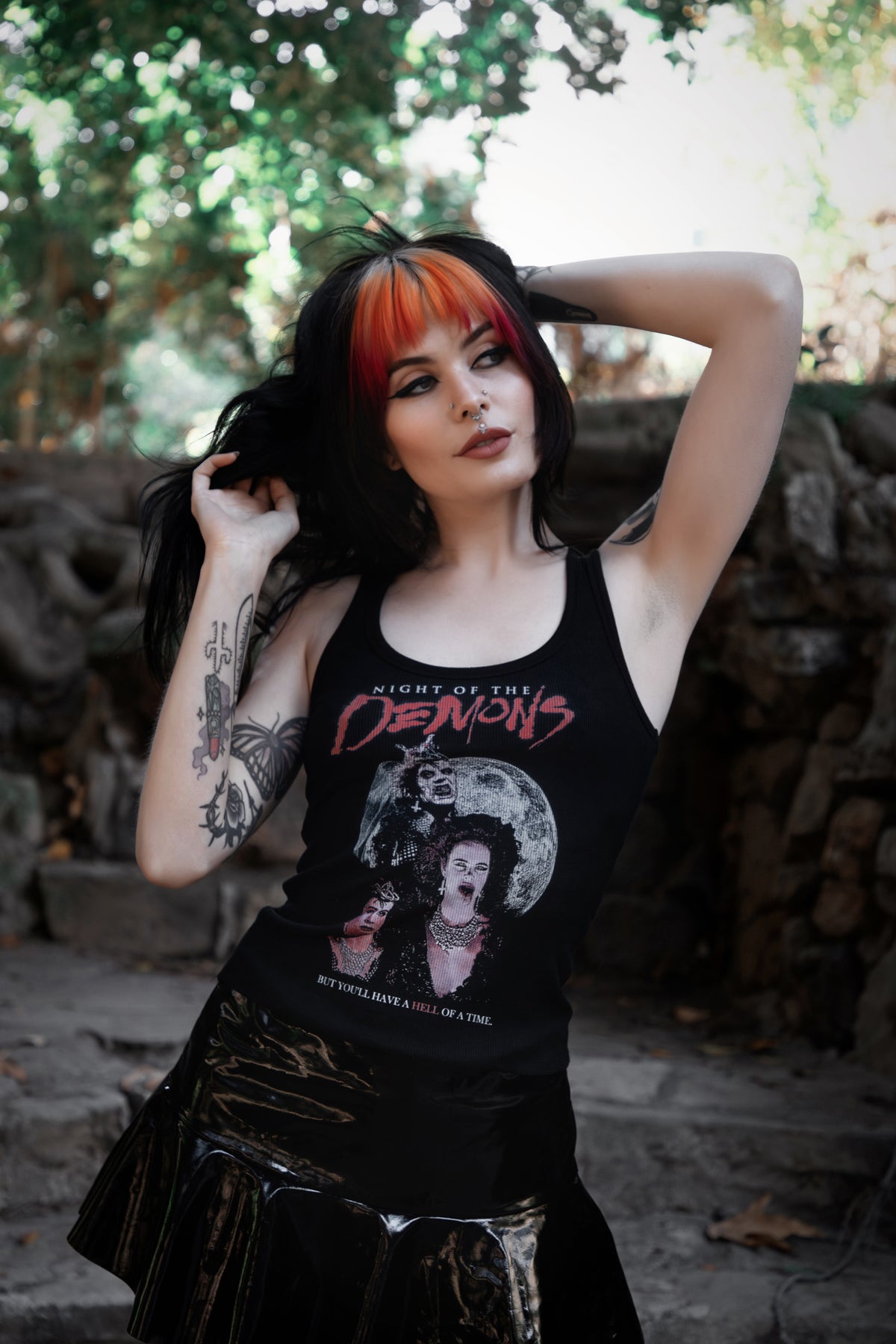 Night of the Demons Ribbed Tank Top