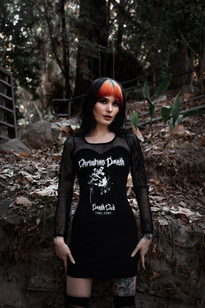 Christian Death Fishnet Dress