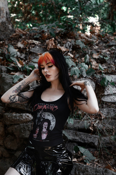 Night of the Demons Ribbed Tank Top
