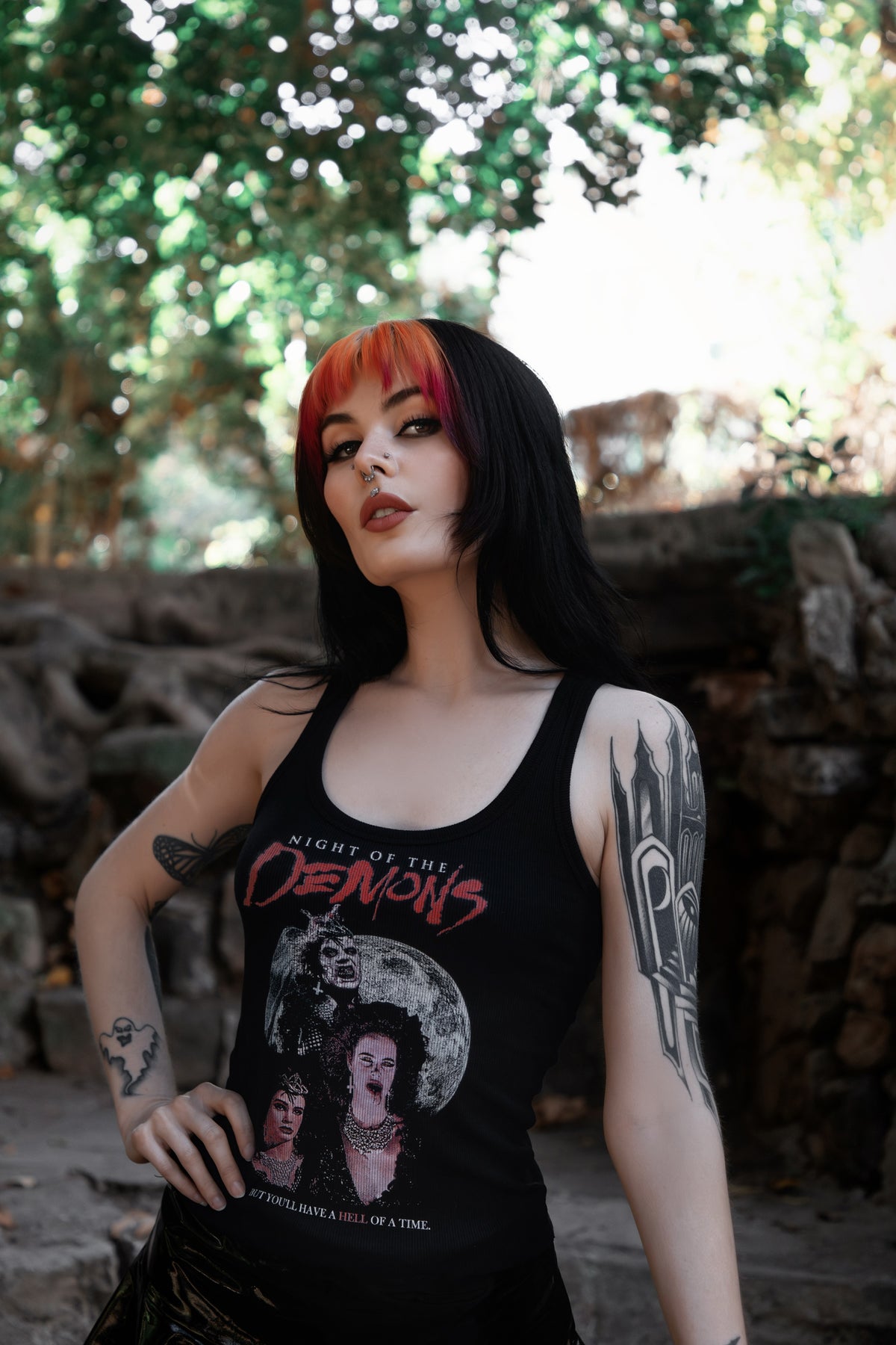 Night of the Demons Ribbed Tank Top
