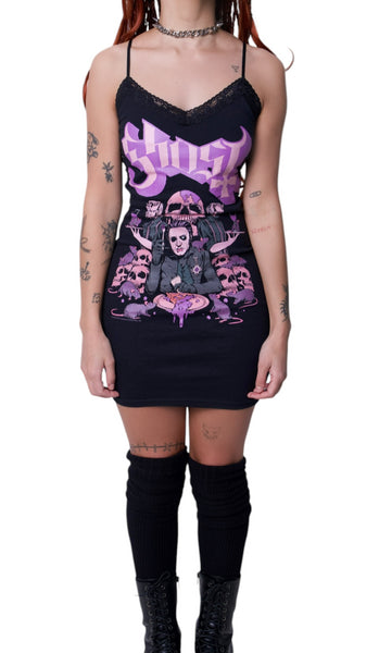 Ghost Lace Strap Dress