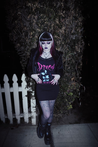 Dracula (Love never dies) Lace Strap Dress