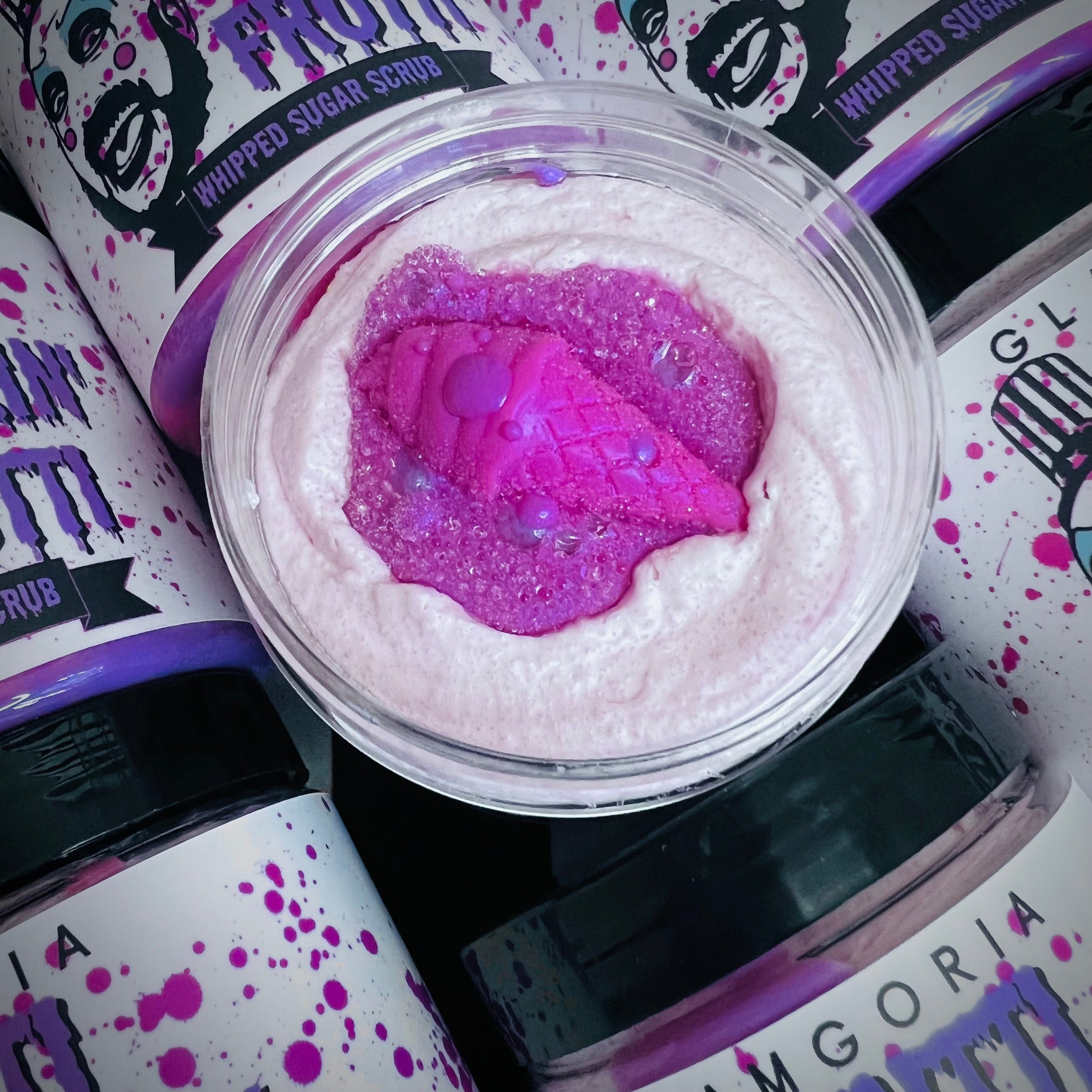Tutti Fuckin' Frutti! Foaming Sugar Scrub (Ships from Glamgoria)
