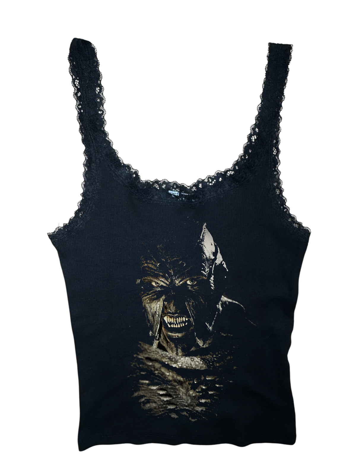 The Creeper Ribbed Lace Tank
