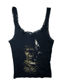 The Creeper Ribbed Lace Tank