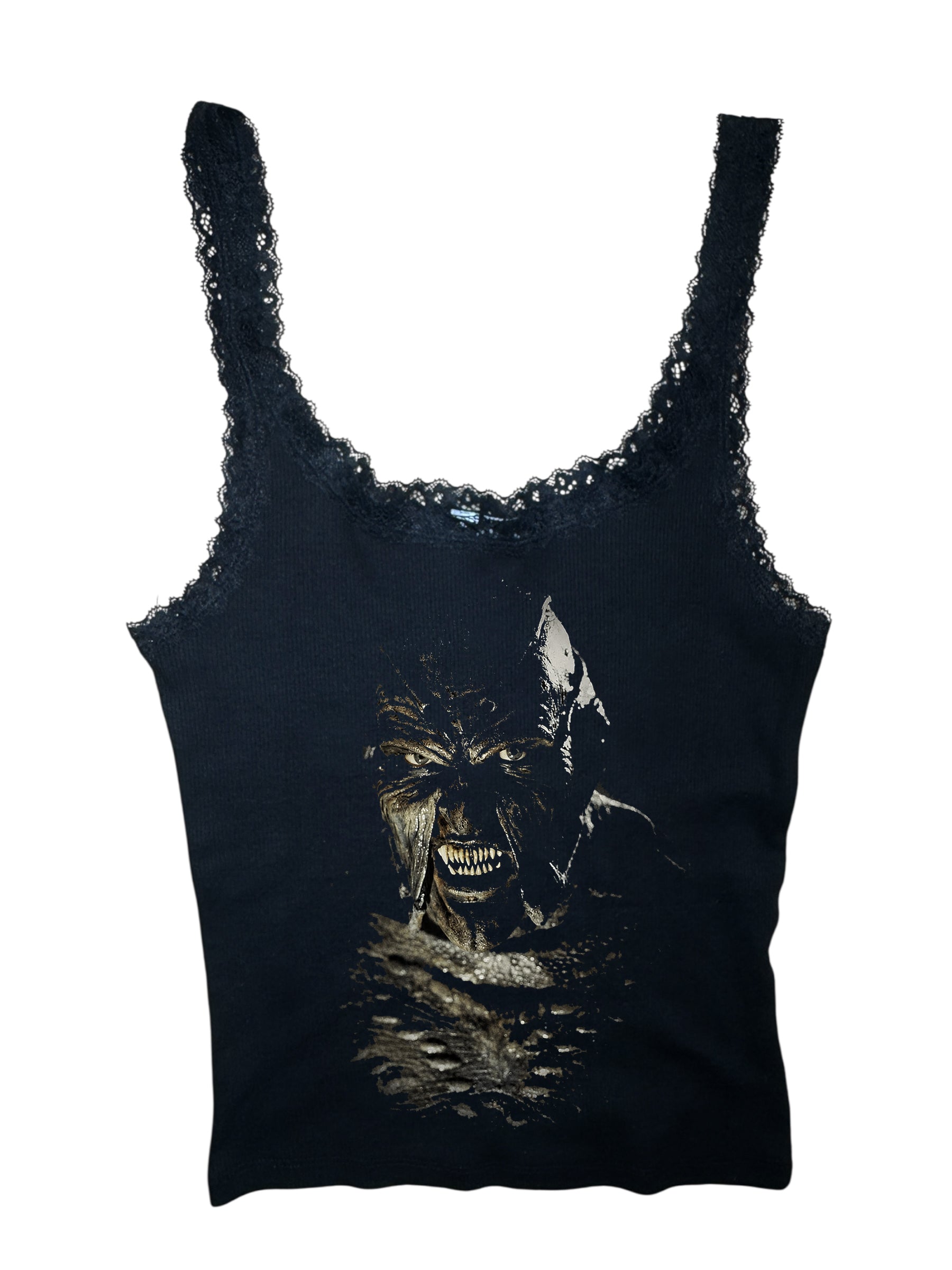 The Creeper Ribbed Lace Tank
