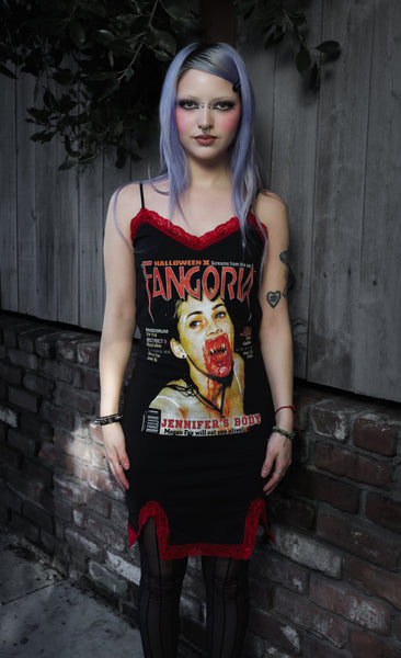 Jennifer's Body (Fangoria) Slit Red Lace Dress
