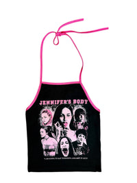 Jennifer's Body Halter Top (Eat your soul) (Pink)