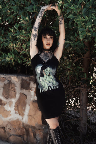 Jennifer's Body Lace Strap Dress "I am God"