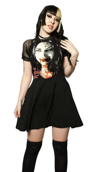 Jennifer's Body Fishnet Baby Doll Dress