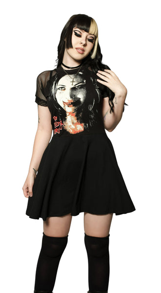 Jennifer's Body Fishnet Baby Doll Dress