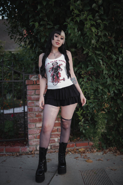 Let's Play Games Ribbed Tank Top