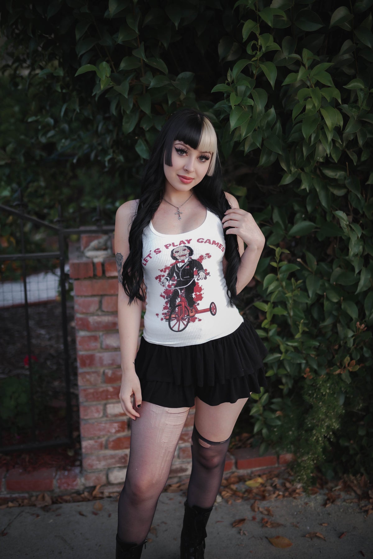 Let's Play Games Ribbed Tank Top