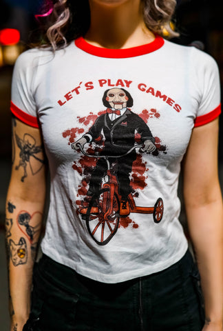Let’s Play Games Ringer Tee