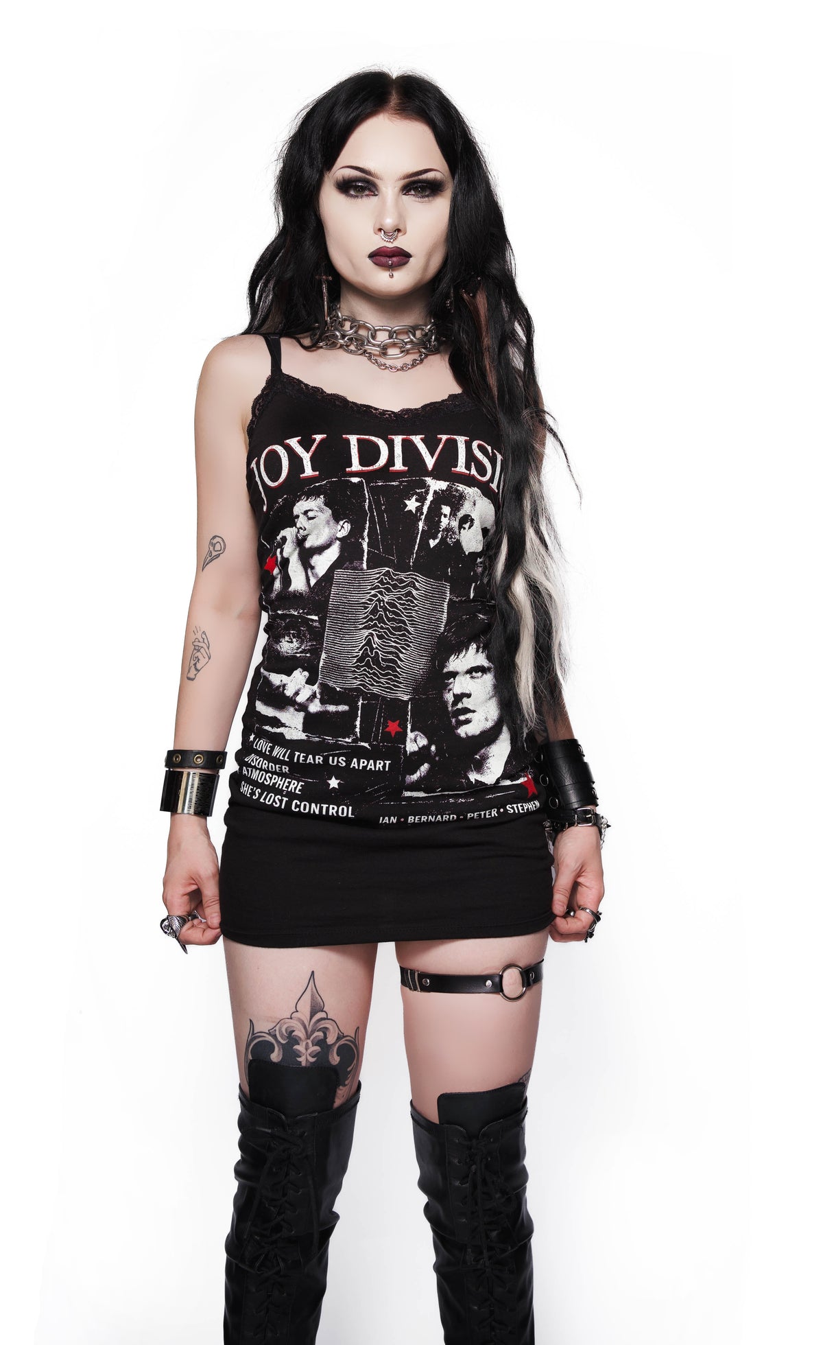 Joy Division Lace Strap Dress
