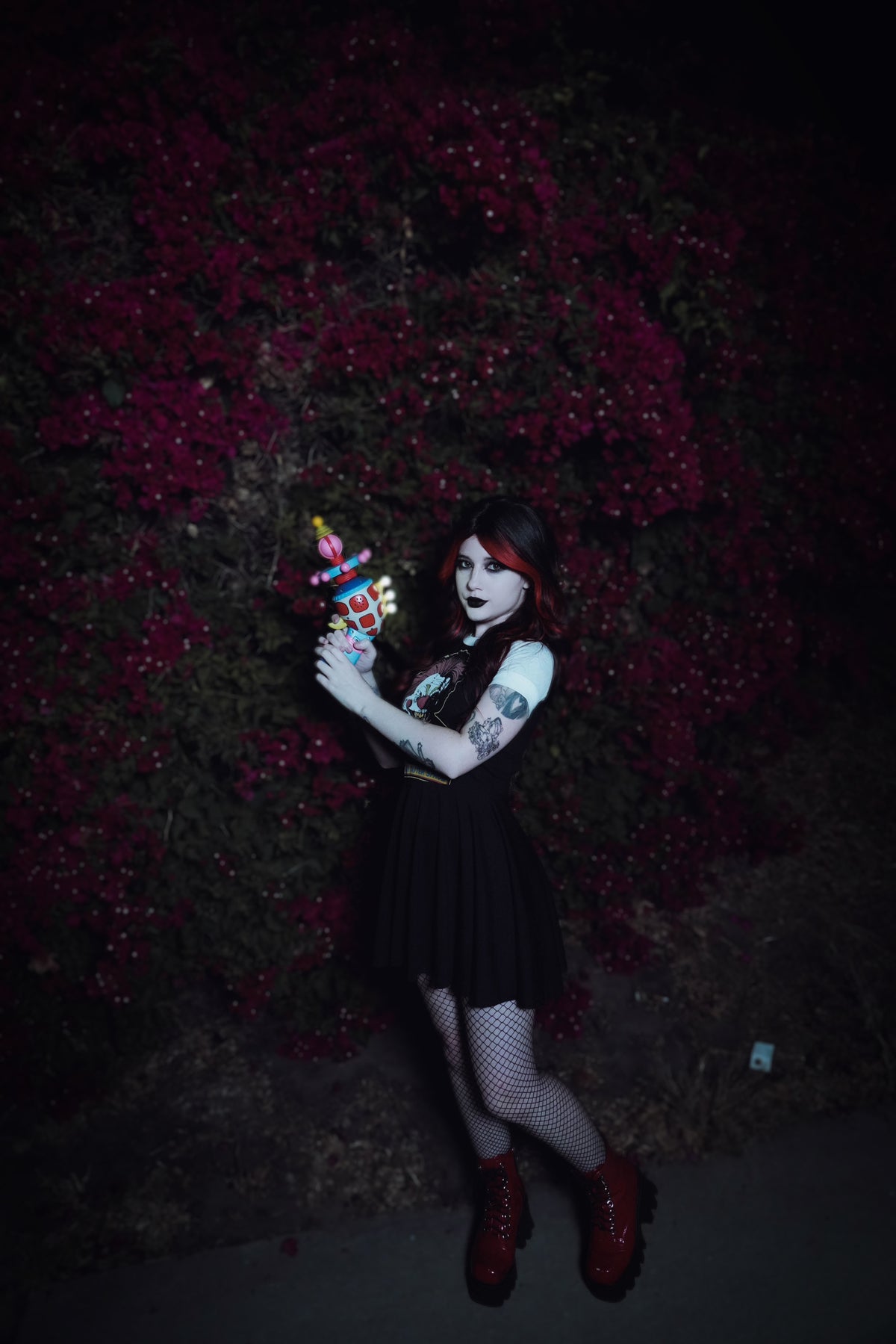 Killer Klowns Space Gun Baby Doll Dress