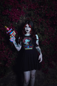 Killer Klowns Space Gun Baby Doll Dress