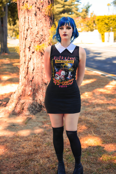 Killer Klowns From Outer Space Collar Dress