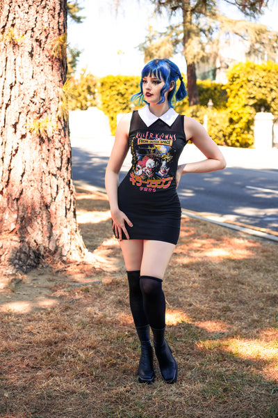 Killer Klowns From Outer Space Collar Dress