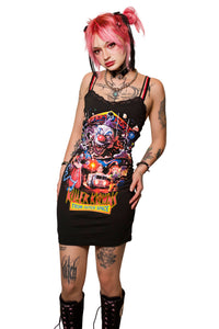 Killer Klowns Lace Strap Dress (Crazy House)