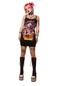 Killer Klowns Lace Strap Dress (Crazy House)