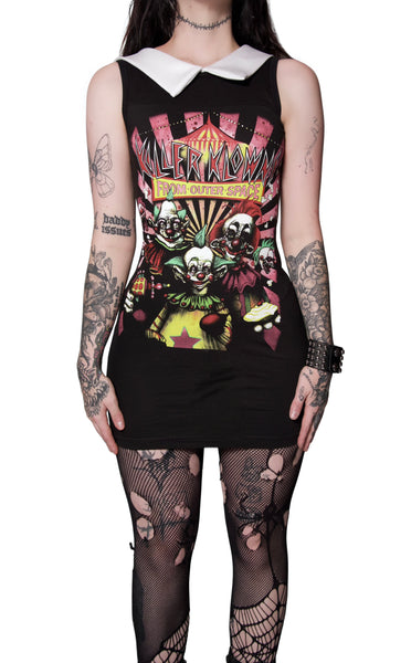 Killer Klowns From Outer Space Collar Dress