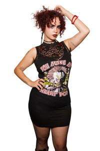 Killer Klowns High-Neckline Lace Dress