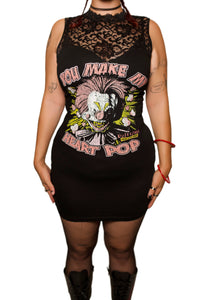 Killer Klowns High-Neckline Lace Dress