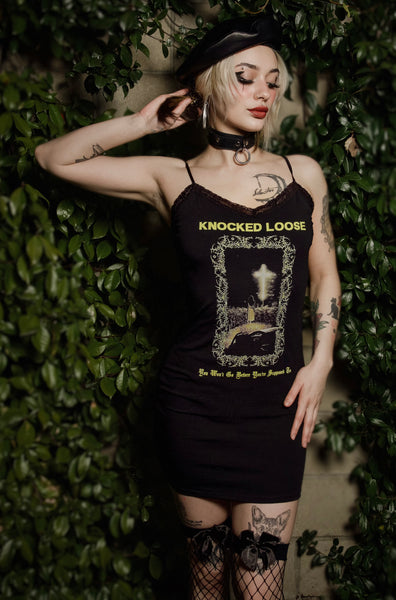 Knocked Loose Lace Strap Dress