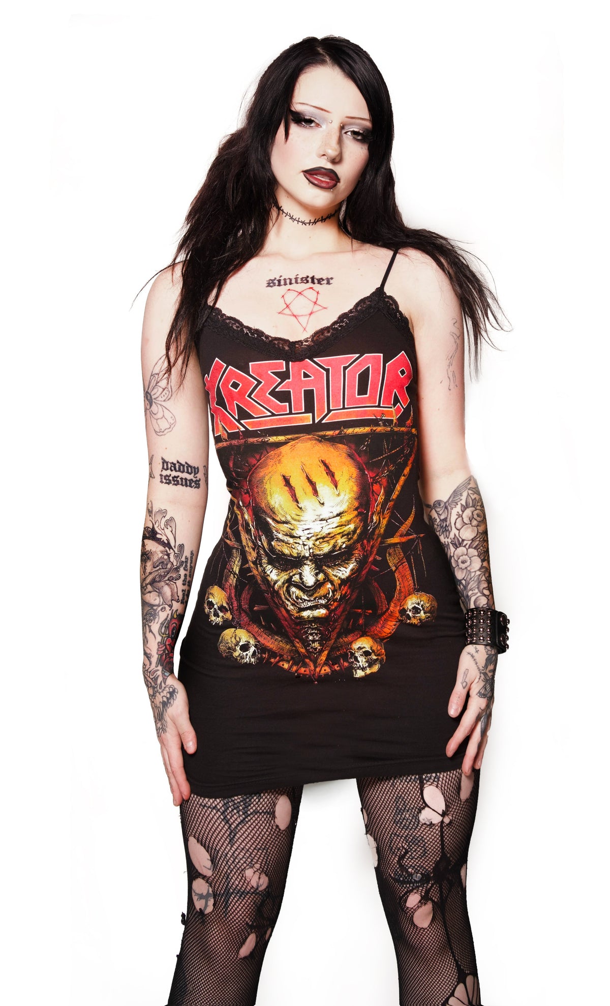 Kreator Lace Strap Dress