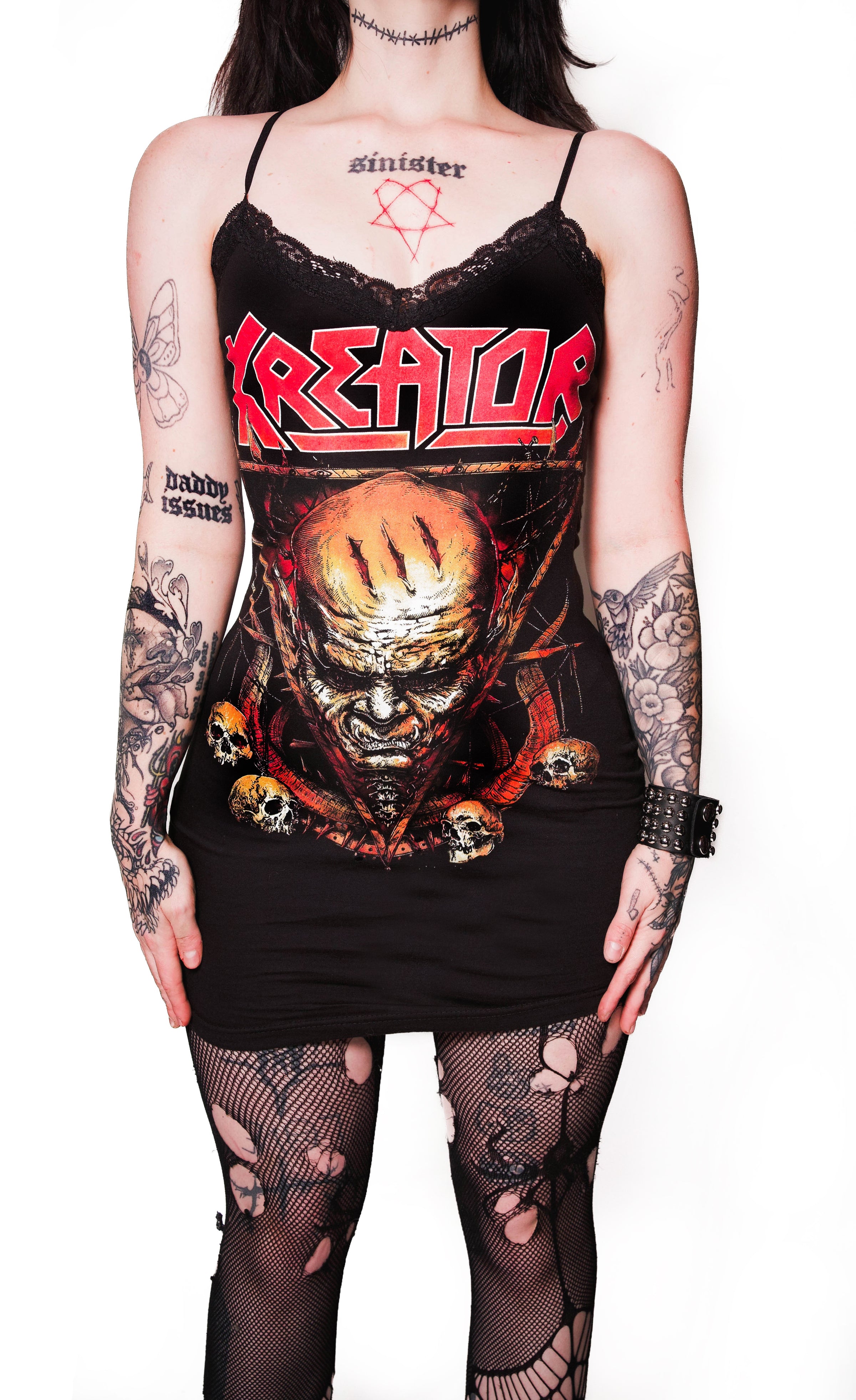 Kreator Lace Strap Dress