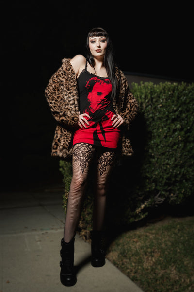 Leatherface Texas Chainsaw Massacre Lace Strap Dress