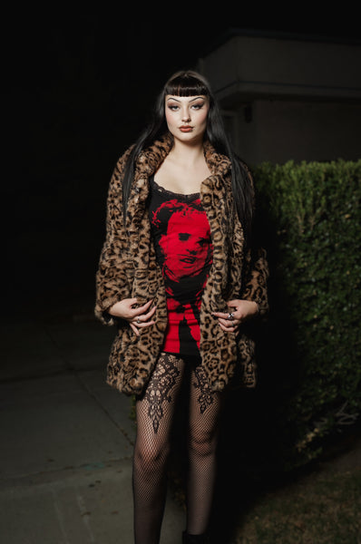 Leopard Faux Fur (Long) Coat Jacket