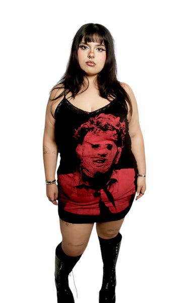 Leatherface Texas Chainsaw Massacre Lace Strap Dress
