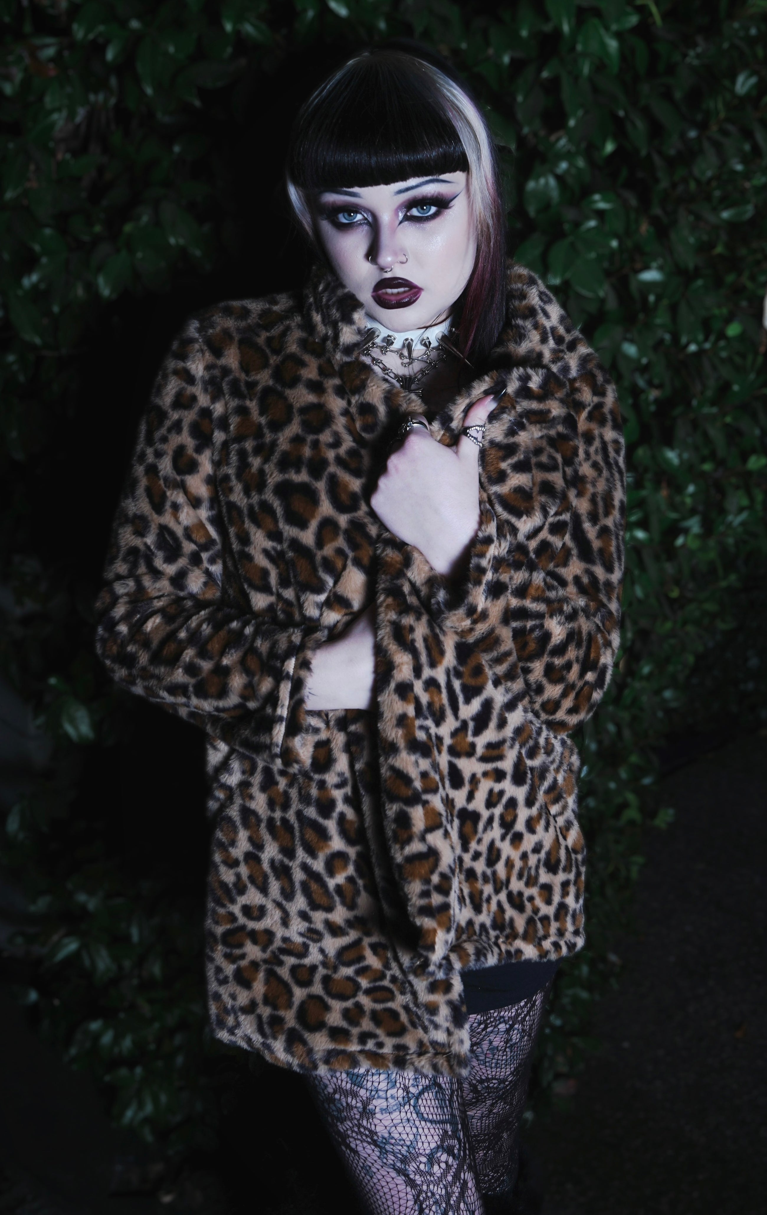 Leopard jacket sales