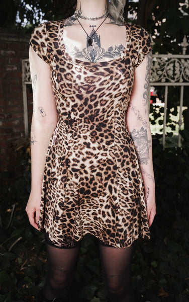 Feral Leopard Mini Dress